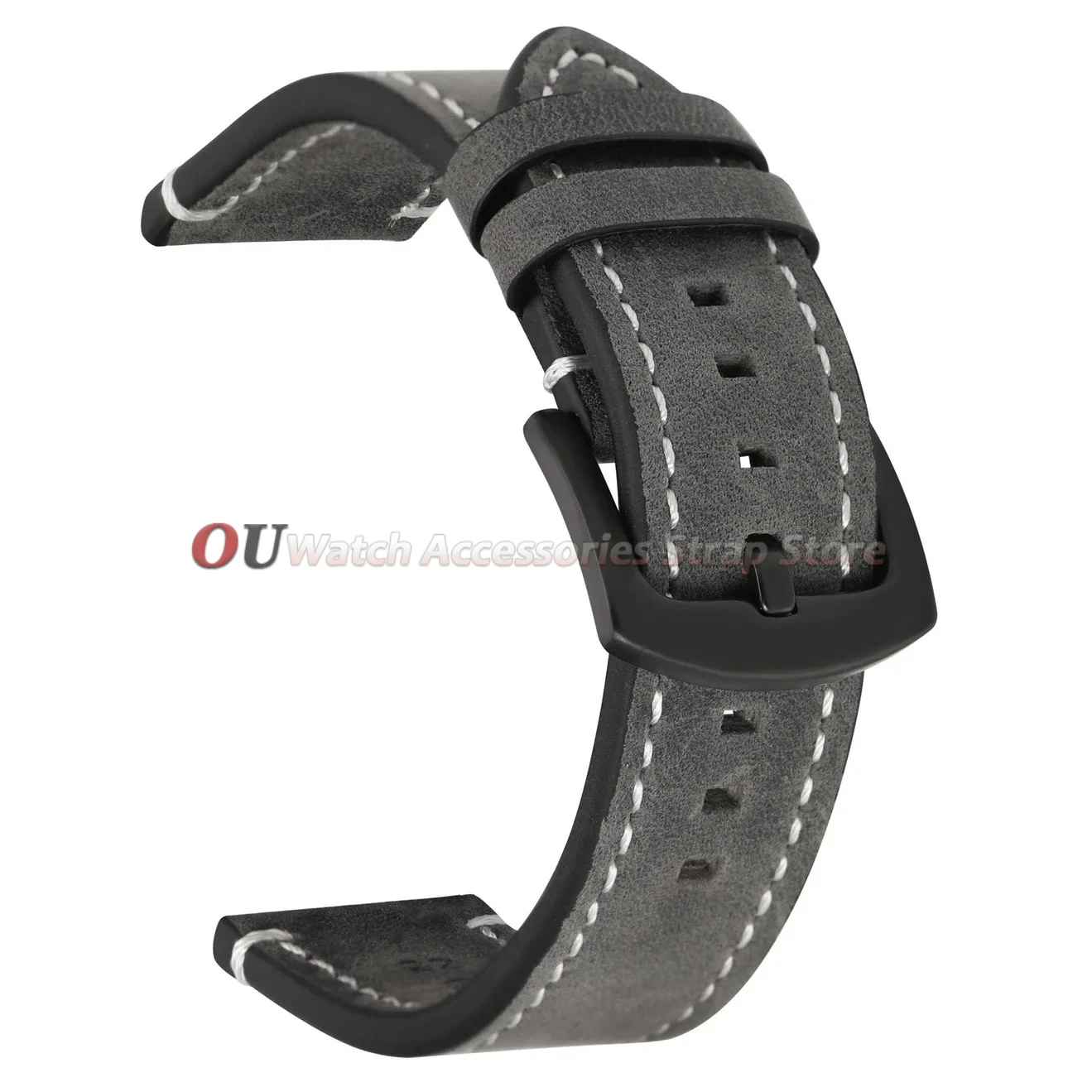 18mm 20mm 22mm 24mm Vintage Lederarmband mit Schnellverschluss für Seiko Uhrenarmband Herren Damen Universal für Huawei Armband Zubehör