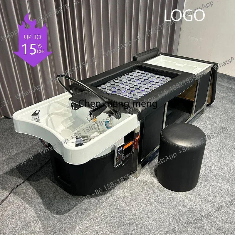 

Кресло-мойка для салонов красоты с функцией подогрева воды, циркуляции и фумигации, эргономичное, в скандинавском стиле, керамическое