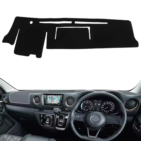 Dashboard Cover Pad for Nissan Urvan Nv350 Caravan E26 2012-2021 Dash Mat Dashmat Car Accessories Sunshade Protective Carpet
