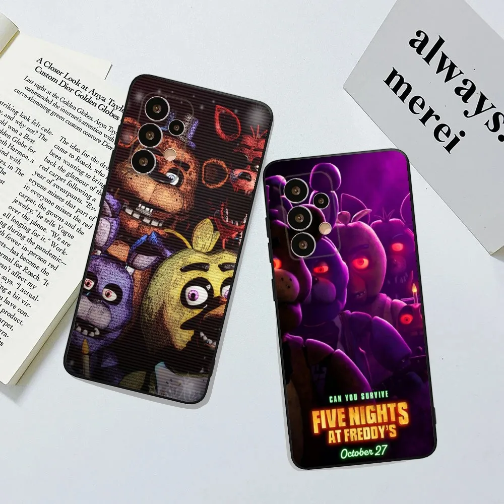 Game F-Five N-Nights at Freddys Phone Case For Samsung Galaxy A13,A21s,A22,A31,A32,A52,A53,A71,A80,A91 Soft Black Cover