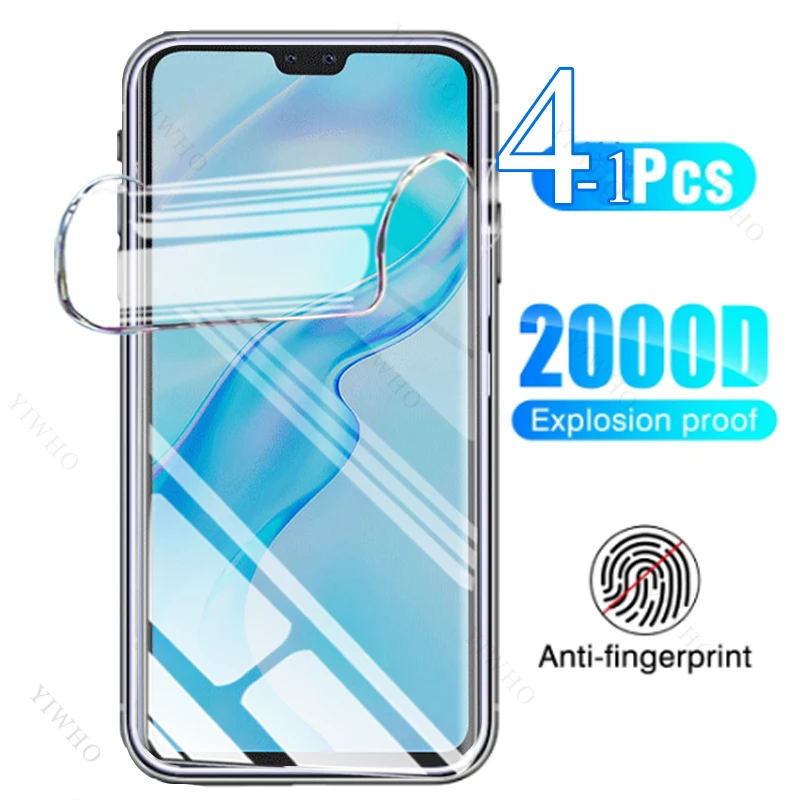 4-1psc Front Safety Hydrogel Film for Vivo V20 Pro V 20 Screen Protectors Protective Clear Not Tempered Glass Transparent Film