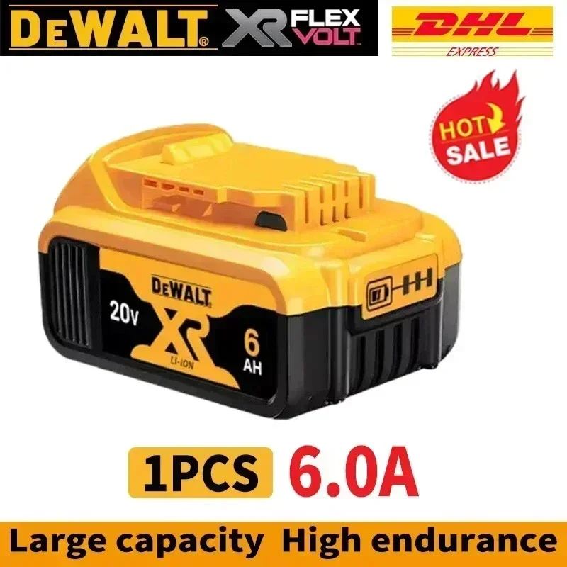 New 100% Original Dewalt 6.0Ah 20V/60V Power Tool Battery DCB206 DCB206 DCB205 DCB200 DCB203 For Dewalt power cordless drill image 3