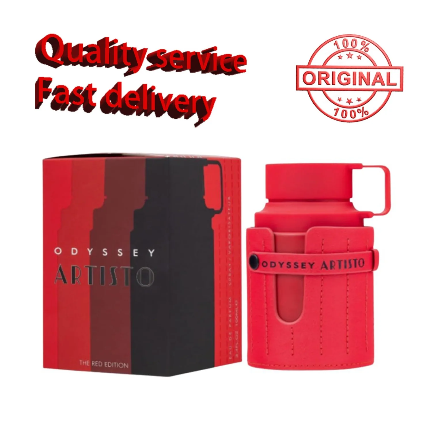 

100ml Original Arab Perfumes Odyssey Artisto Eau De Parfum Spray High Quality Male Cologne Lasting Gourmand Fragrance Present