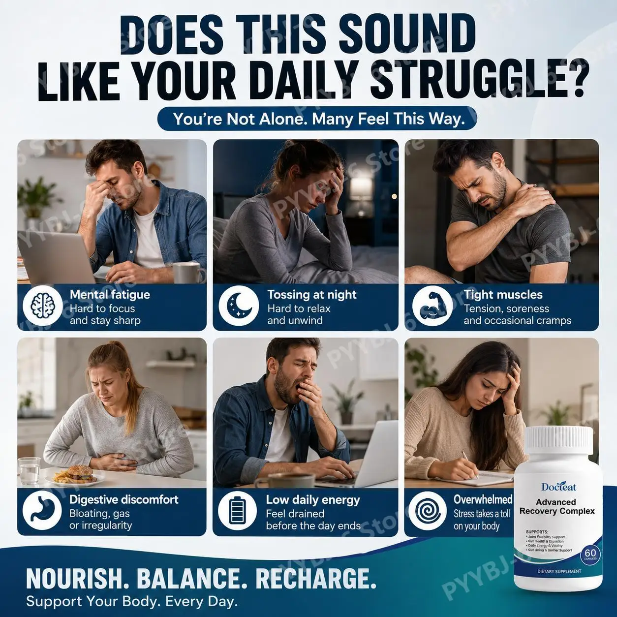 Advanced Recovery Complex 60 C - Health Wellness & Nutrition Center Llc recensie en prijs