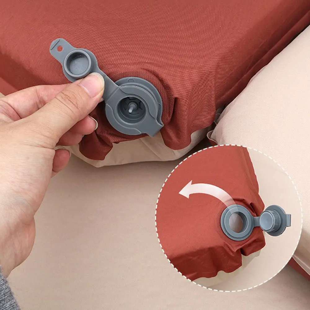 Válvula de colchão inflável para acampamento ao ar livre, tpu, deflação, cama de dormir, torneira de ar, almofada, bico, travesseiro