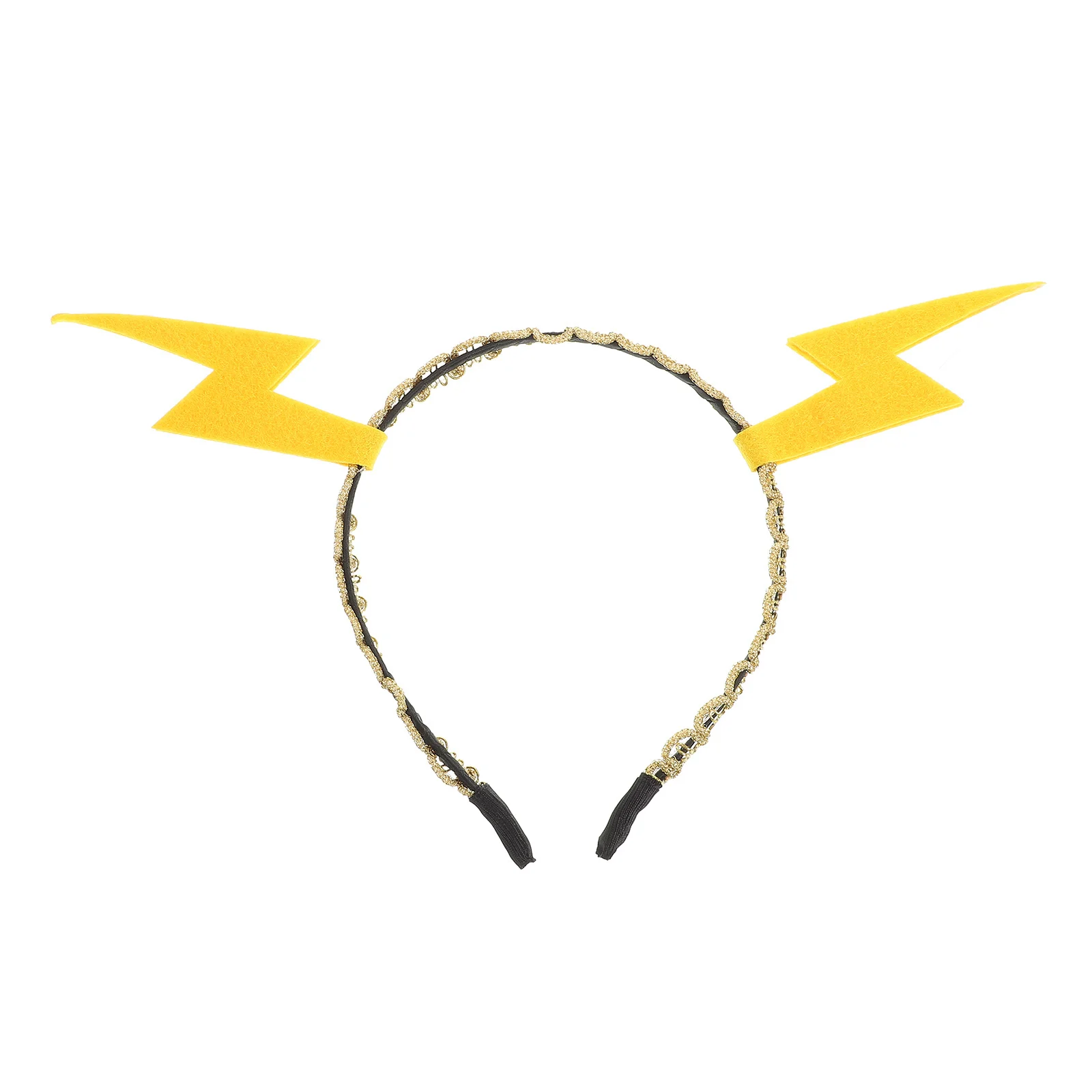 

Flash Headband Yellow Lightweight Party Hair Hoop For Cosplay Performance Christmas Headdress Decorative Photo Prop Hair