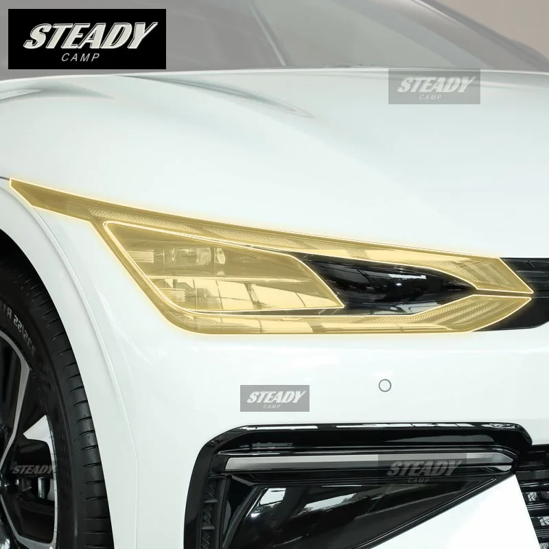 

Pre cutting Car Exterior Headlights PPF transparent protective film TPU scratch resistant film For KIA EV6 gt 2021-2025