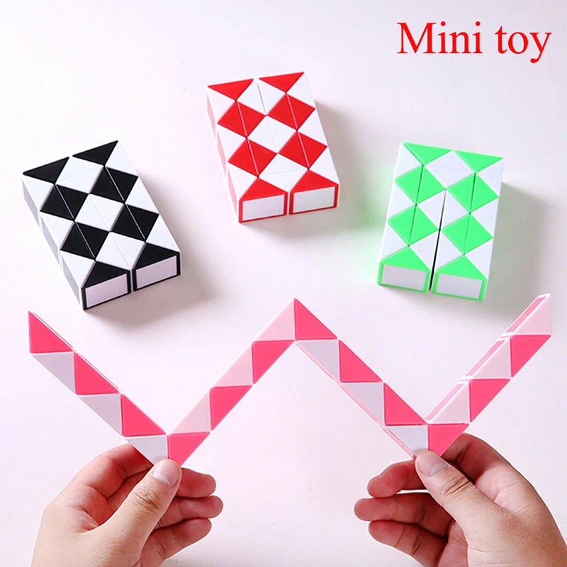 1pcs Hot Puzzles 3D Cool Snake Magic Variety Popular Twist Kids Game Transformable Gift Plastic Puzzle Baby Educational Toy