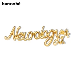 Hanreshe Neurology Neuron Brooch Pin Medical Creative Jewelry Lapel Backpack Badge Gifts for Neurologist Doctor Nurse