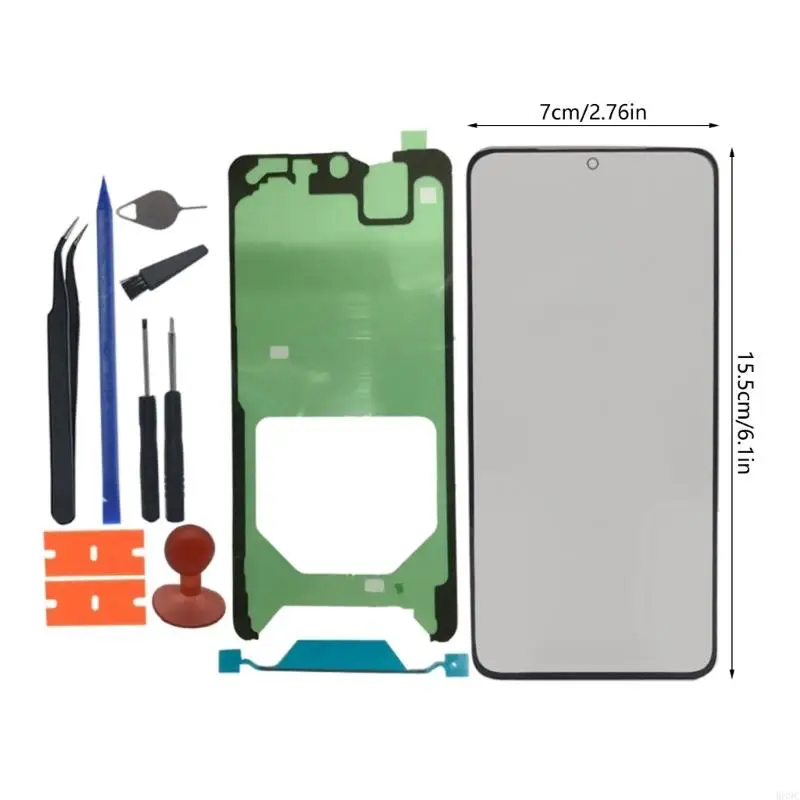 Ống kính phía trước điện thoại W89C cho S21 S21, S21+Plus, S21 Fe Touch-Màn hình màn hình