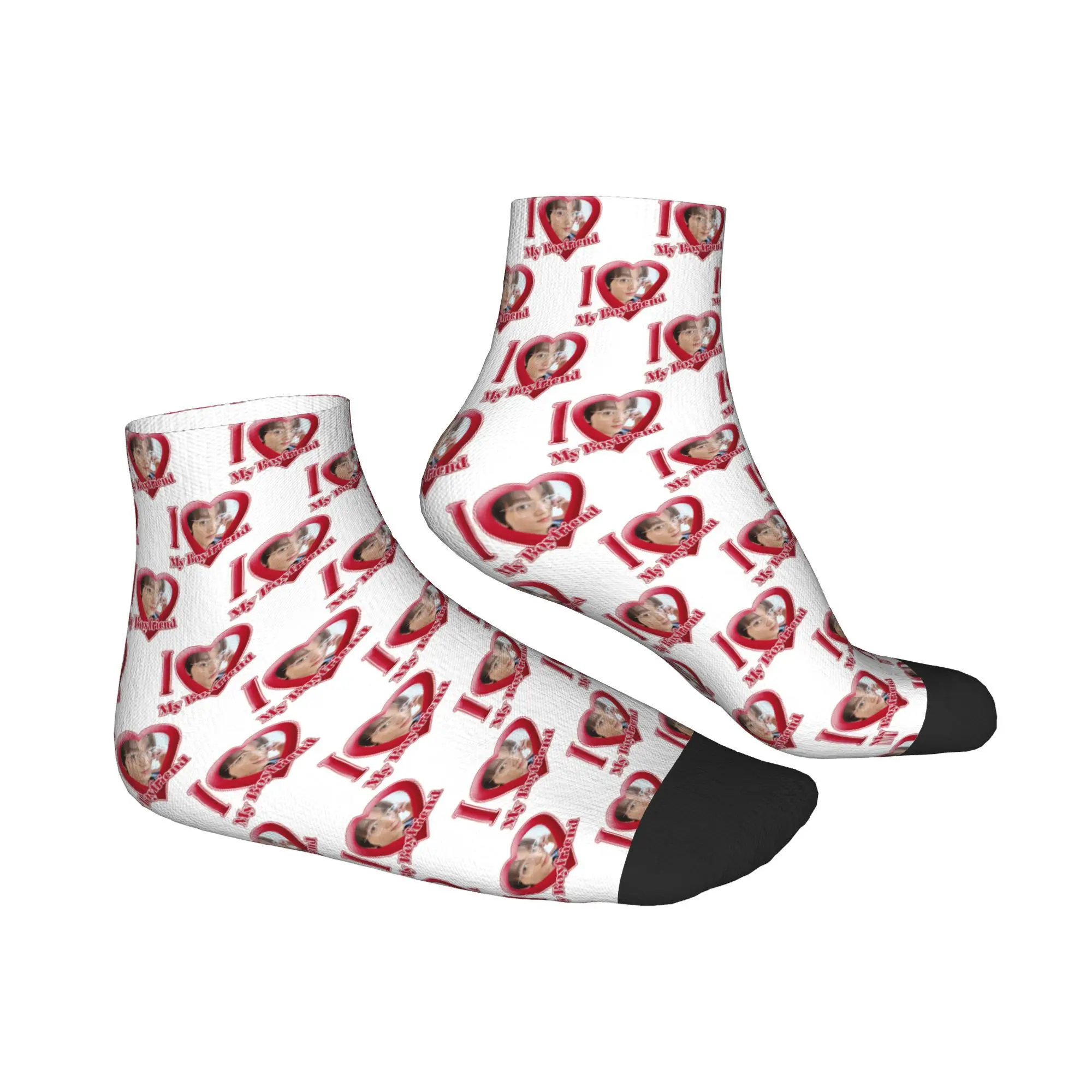 Calcetines NCT Haechan para todas las estaciones, amo mi novio, Harajuku, calcetines deportivos súper suaves de tubo medio, medias suaves y divertidas para hombres y mujeres