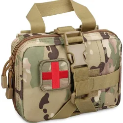 Outdoor Medical First Aid Kit Bag, Cinto de cintura, Hunting Vest, Ferramentas de emergência, Camping Survival Pouch, EDC