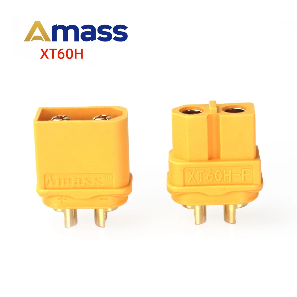 2pcs Amass XT60H XT60 connector With covers protection XT-60 Plug Male Female Sheath Housing For Rc lipo battery Drone Car Boat