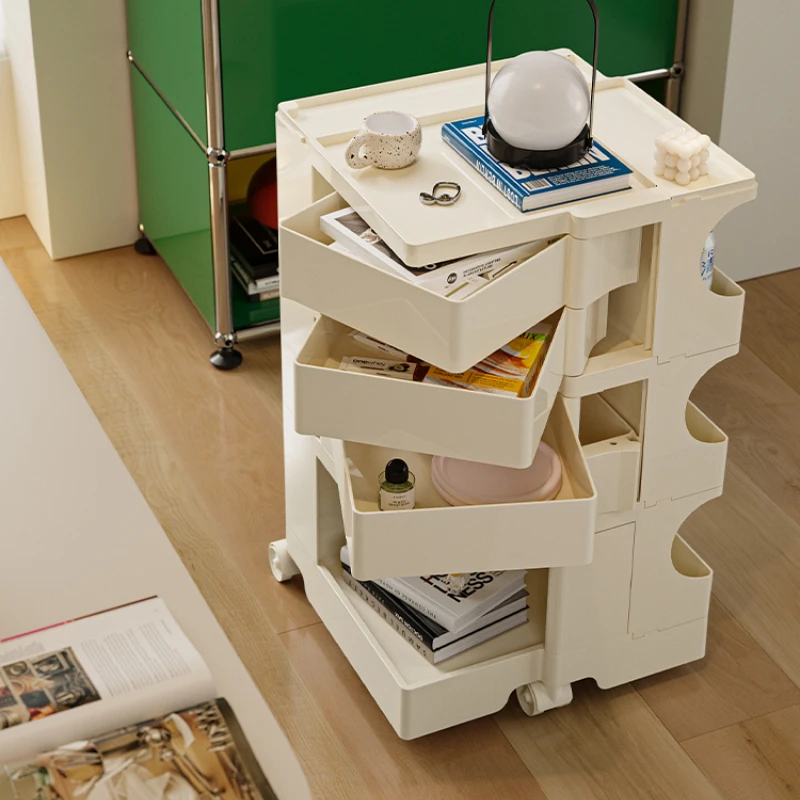 Nordic Green Corner Cabinet Simple Modern Storage Nightstand for Bedroom Living Room Trendy Organizer for Small Spaces