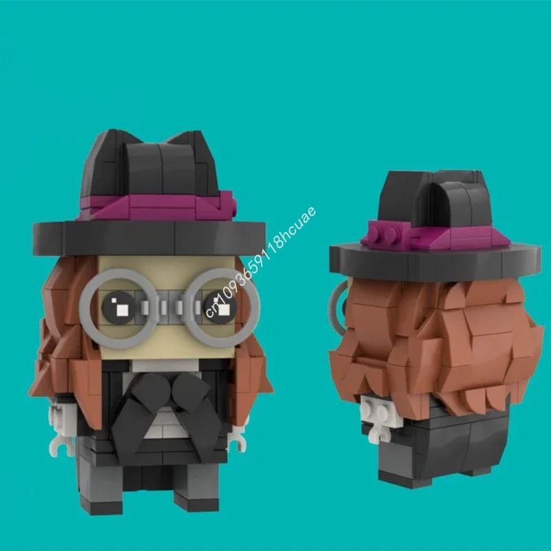 

177 деталей MOC Sylvia Sherwood S x F Brickheadz, модель из строительных блоков, модульные креативные игрушки на день рождения, развивающие игрушки, рождественские подарки