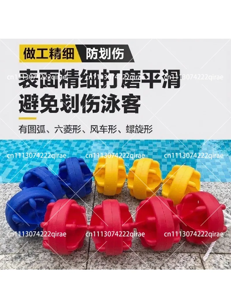 25M Swimming Pool Lane Line Float Rope Water Divide Buoy Race Track
