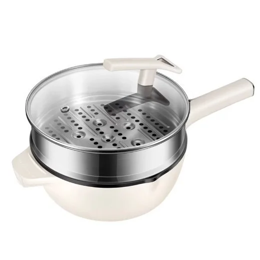 

Household wok, integrated non-stick electric hot pot