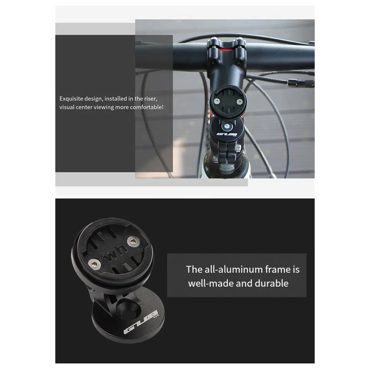 حامل تثبيت بغطاء علوي لجذع الدراجة ABJV مع 4 محولات قابلة للتعديل لـ #3