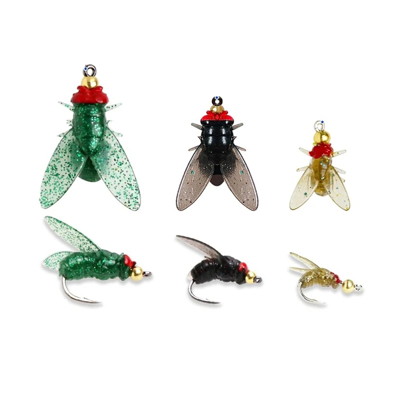 Bionic Fly Fishing Bait (20Pcs), Universal Bait Fishing With Bait Scent Fish Attractants For All Kinds Of Waters