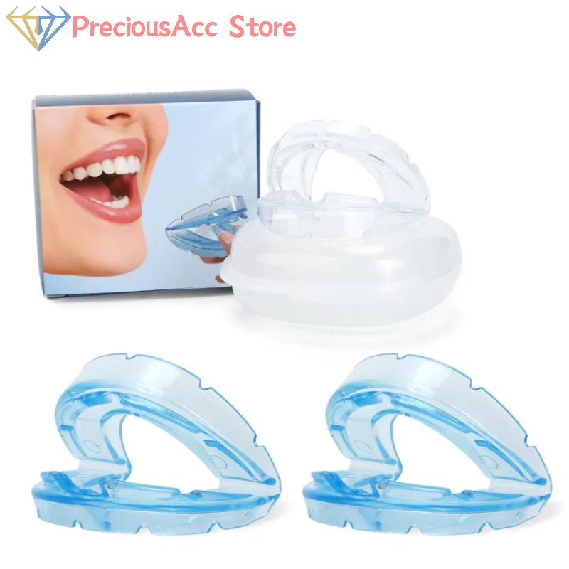 .New Sale-Soft Anti Bruxism Teeth Protector Anti Snoring Mouth Guard Comfort Sleep Aid For Night Grinding Relief