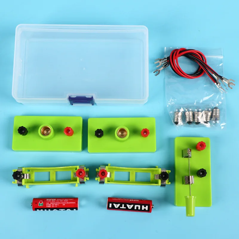 Creative Science Experiment Set For Kids Gift Simple Physics Electricity Experiment Kits Circuit Series Parallel Connection Toy