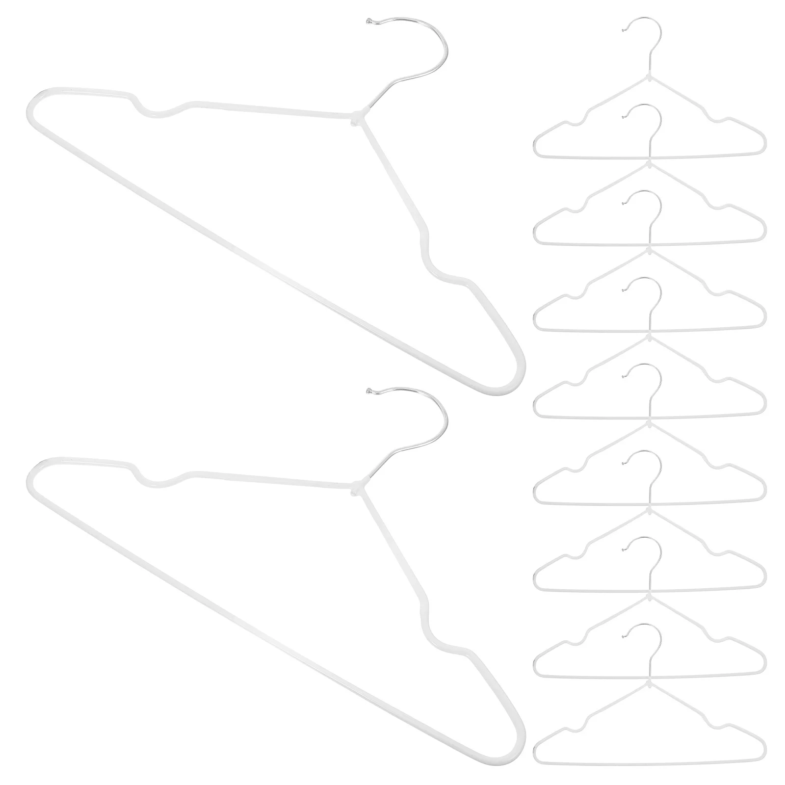 

20pcs Seamless Anti-Slip For Kids Sturdy Baby Clothes Hangers No Deformation Wrinkle Resistant Children Closet Organizer Newborn