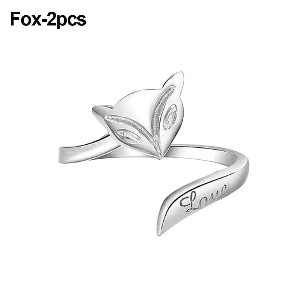 

Crafts DIY Jewelry Knitting Tools Fox/Snake Adjustable Finger Wear Yarn Guides Knitting Loop Crochet Ring Thimble Ring