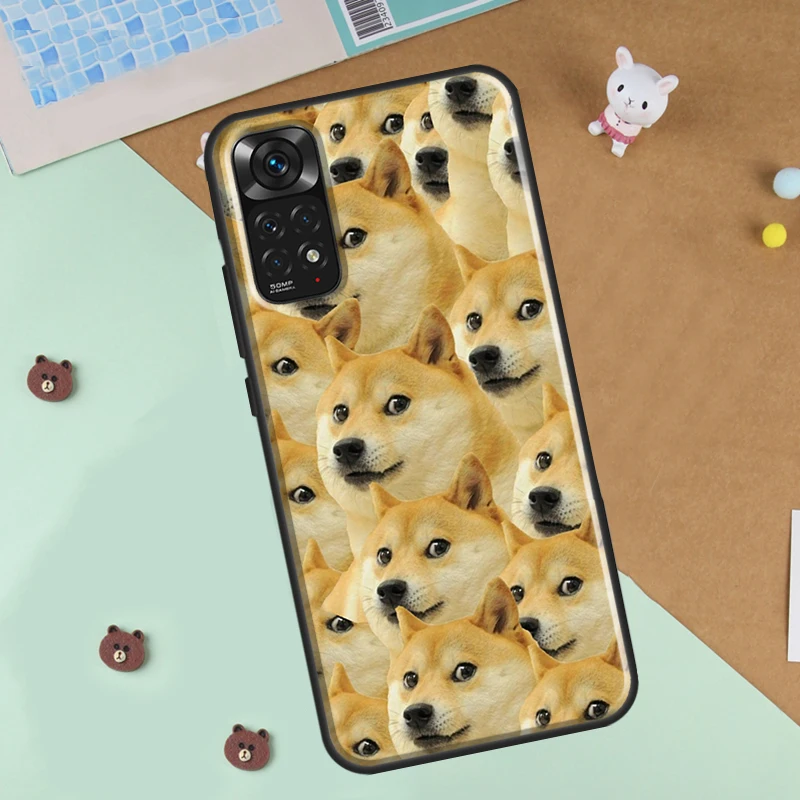 Crying Cat Memes And Dog Phone Case For Xiaomi Redmi Note 12 8 9 10 11 Pro 8T 9S 10S 11S 12S 10A 9C 10C 12C Cover