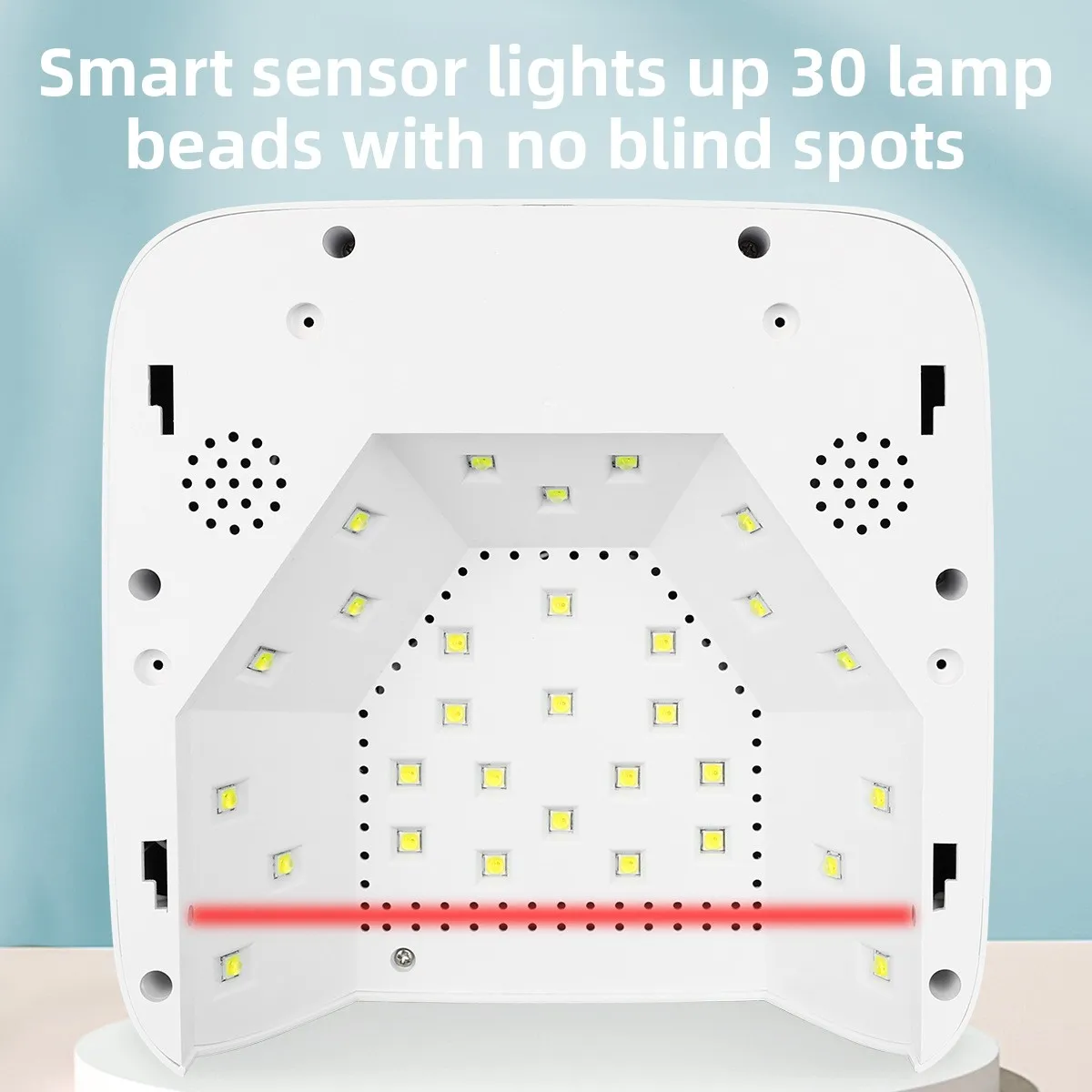 S50 Lampada per unghie ricaricabile portatile Luce per fototerapia Alimentatore per stoccaggio wireless Asciugacapelli lamparas de uñas
