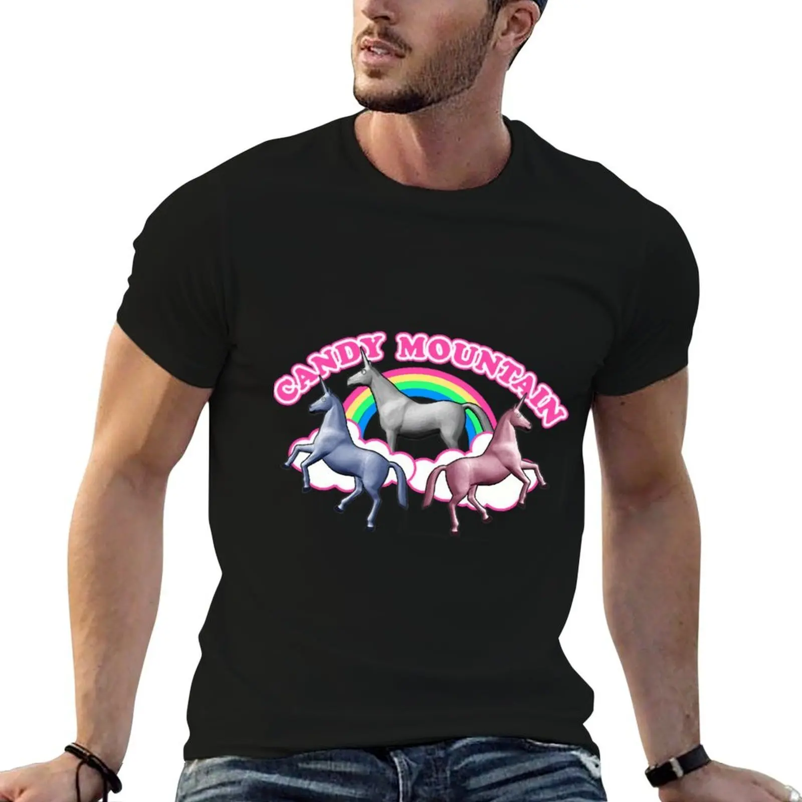 

charlie the unicorn candy mountain filmcow T-Shirt man t shirt summer man t shirts graphic man t shirts for men T-shirt