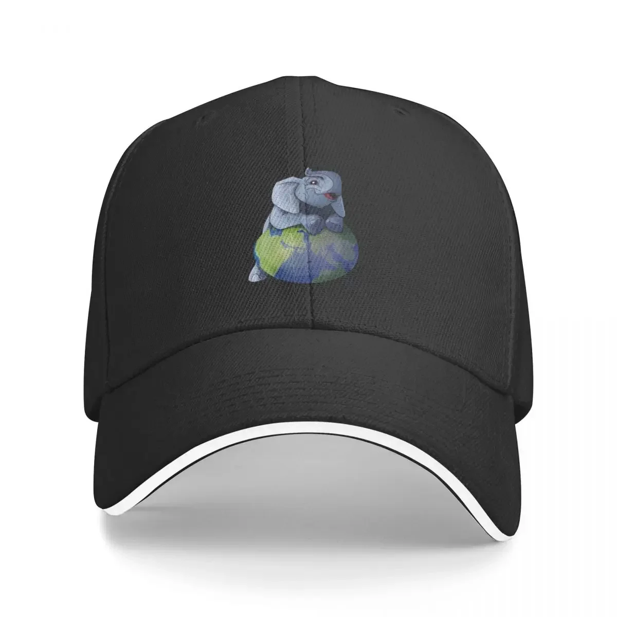 

Elephant Earth Baseball Cap fun hats Custom Cap Luxury Woman Men's