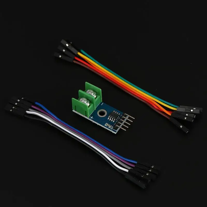 Módulo TSTARDEV MAX6675 + Sensor de termopar tipo K + Fio MAX6675ISA KIT 3-5V Módulo de termopar tipo K