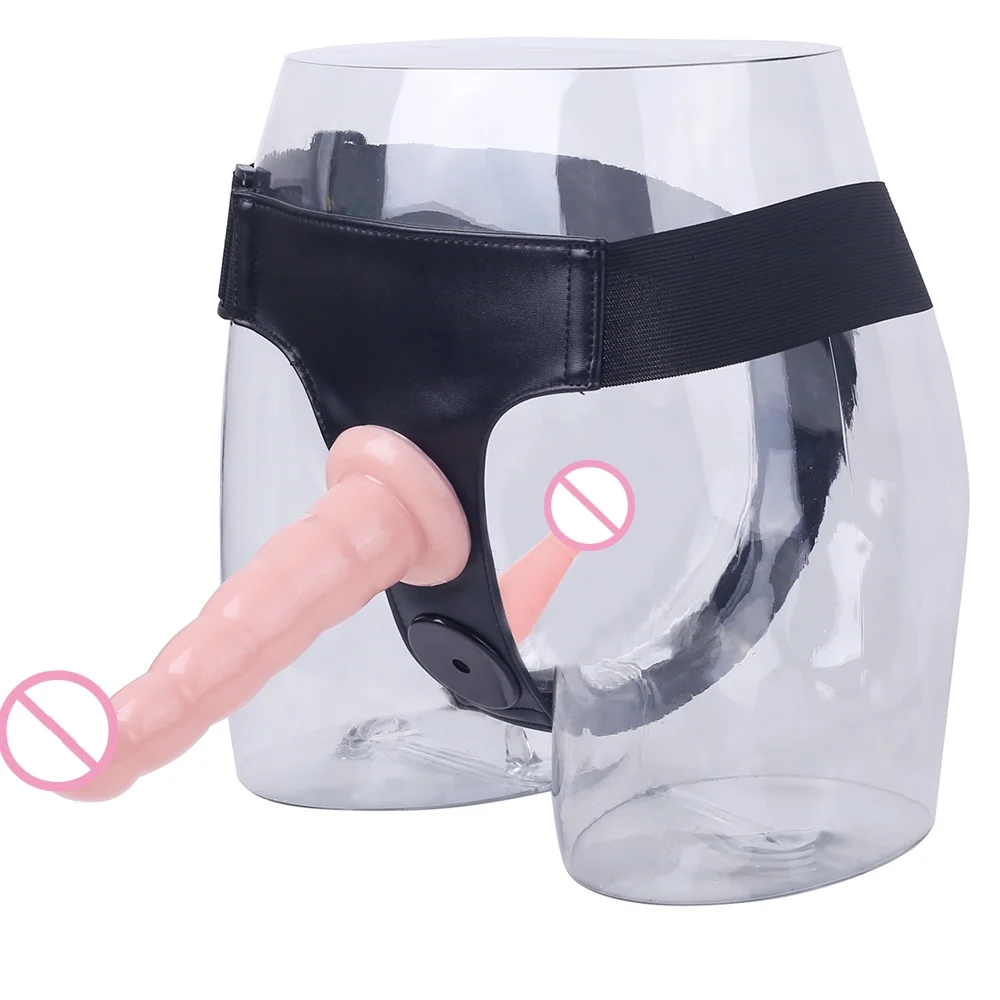 Couples Harness Strap-on with 2 Dildos for Anal G-spot Clitoris Stimulation Prostate Massager Adult Sex Toy for Lesbian Women view 6