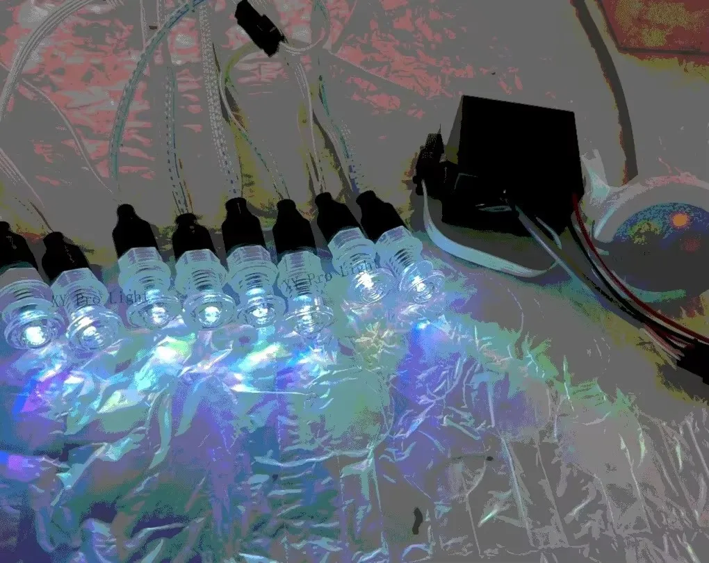 RGB Underwater Bath Light 38MM 12V 100mA Starry Sky Bath Bucket Colorful Submersible LED Pool Light Shower Room LED Bathtub Lamp