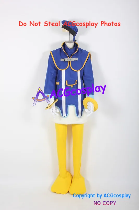 Kingdom Hearts Donald Duck Cosplay Costume acgcosplay include headgear