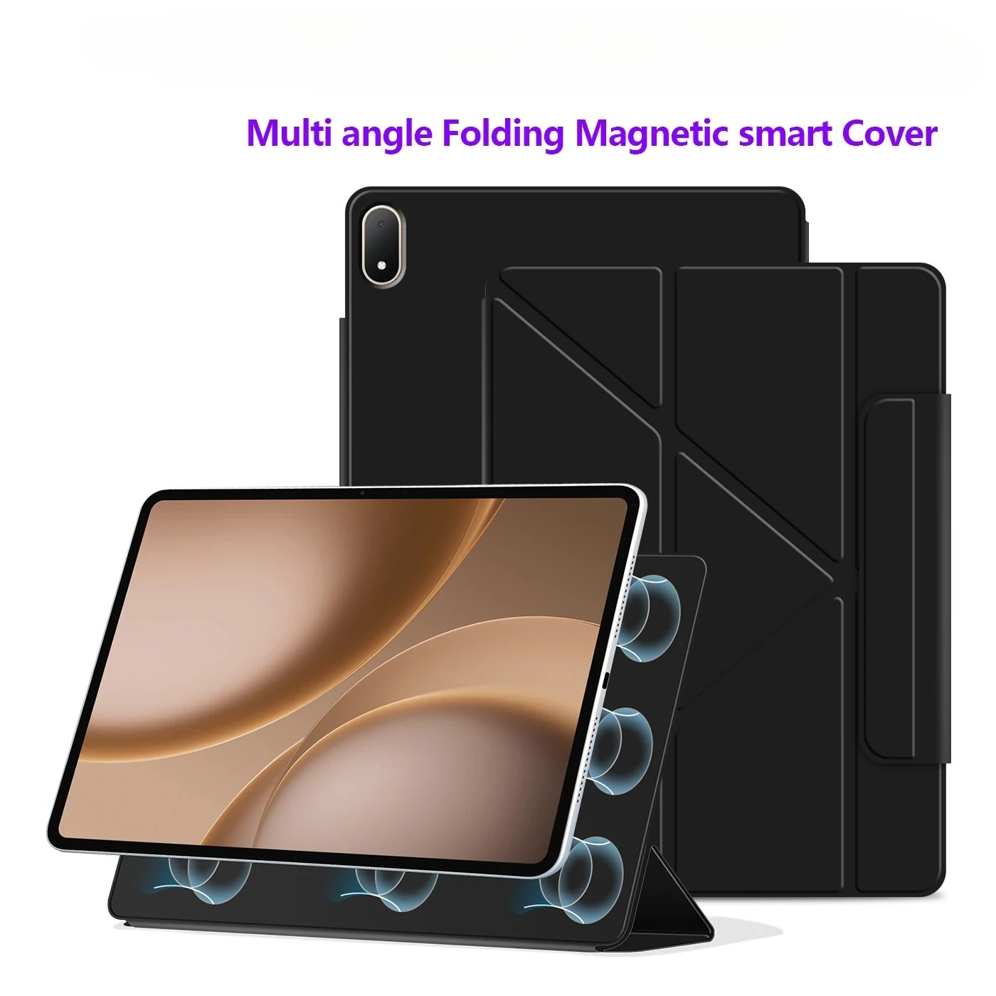 Y Folding Strong Magnetic Case for OnePlus Pad 4 13.2 2026 13.2 inch Multi angle Tablet Stand Case