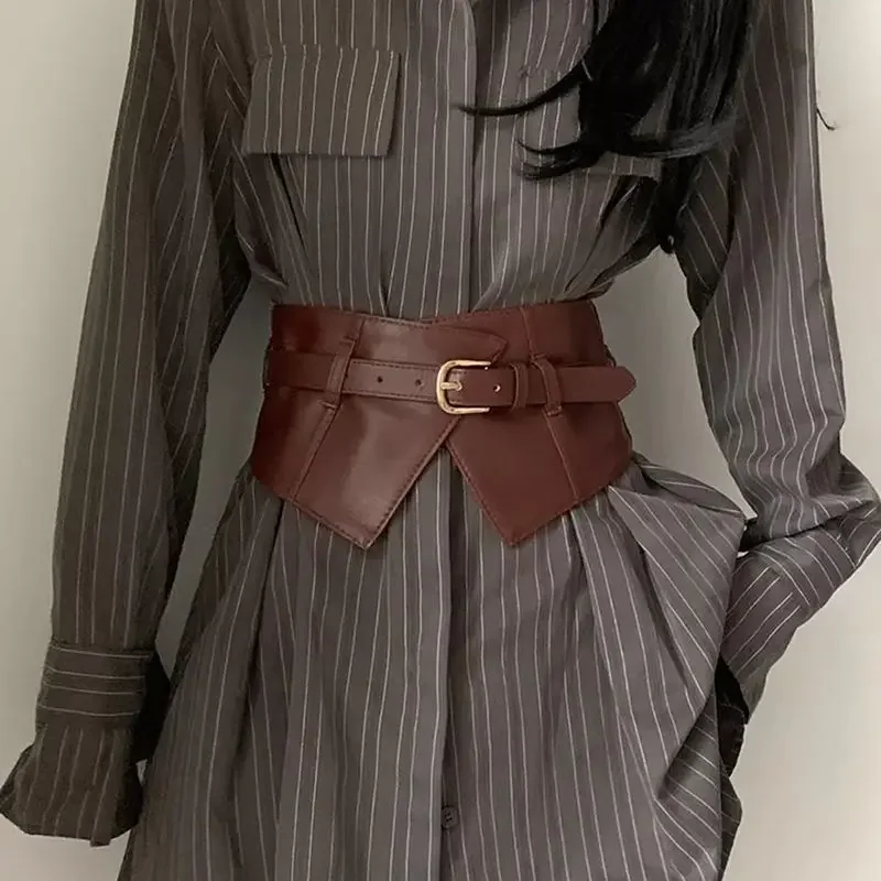Gürtel für Damen, dekorativer Taillengürtel für Rock und Hemd, schwarzer Taillengürtel, elastisch, schlicht, vielseitig, Pullovergürtel – Detail 8