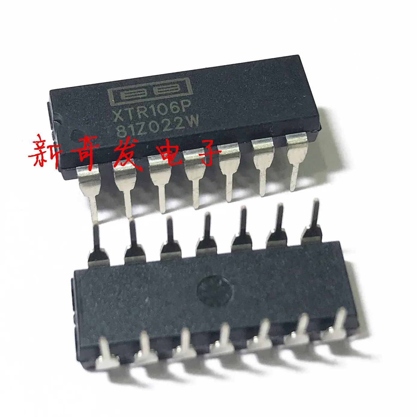 XTR106P PDIP14 Current Transmitter, Sensor and Detector Interface, Differential Input, New Original