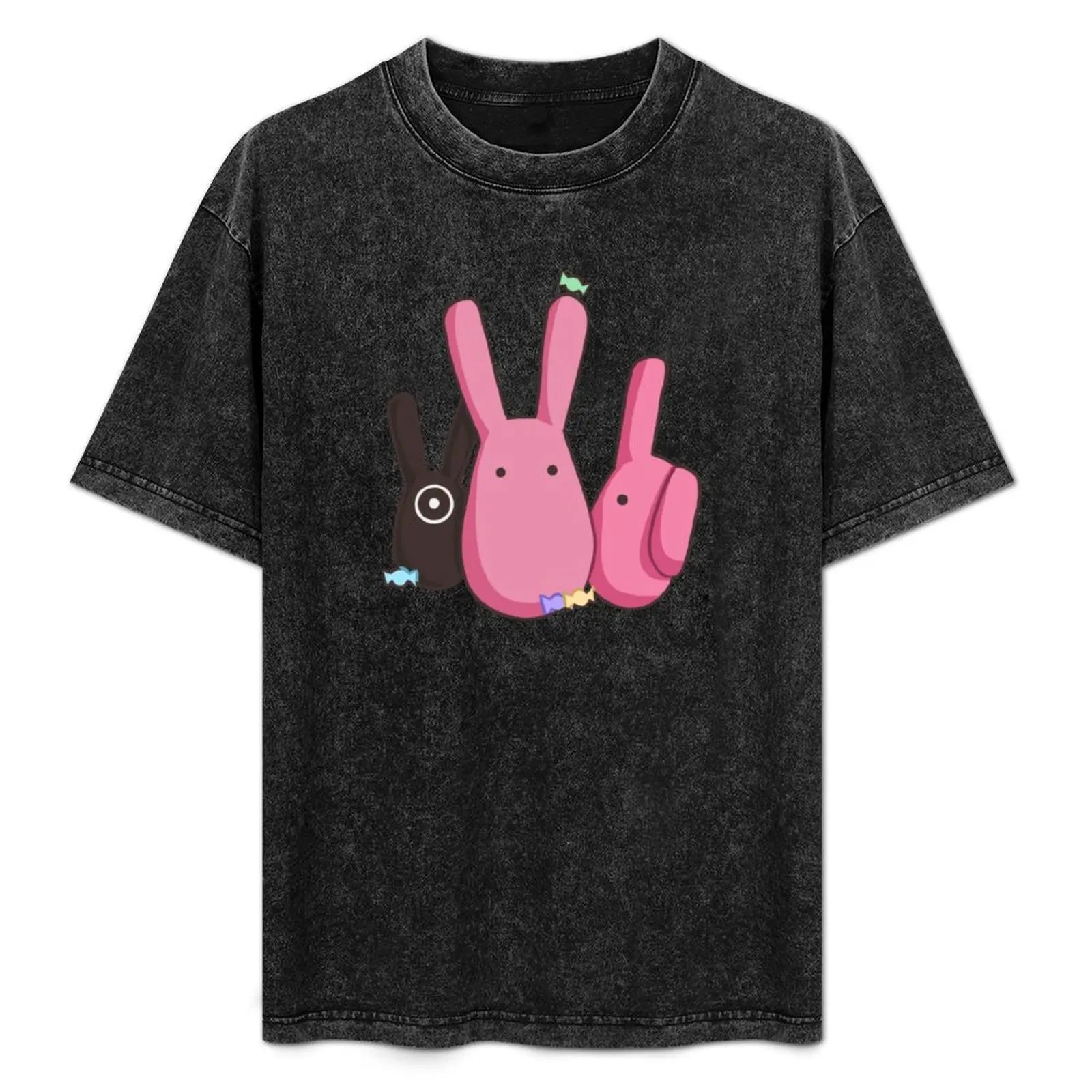 

Mokke with candy T-Shirt Daily Casual Short Sleeve Tee Shirt