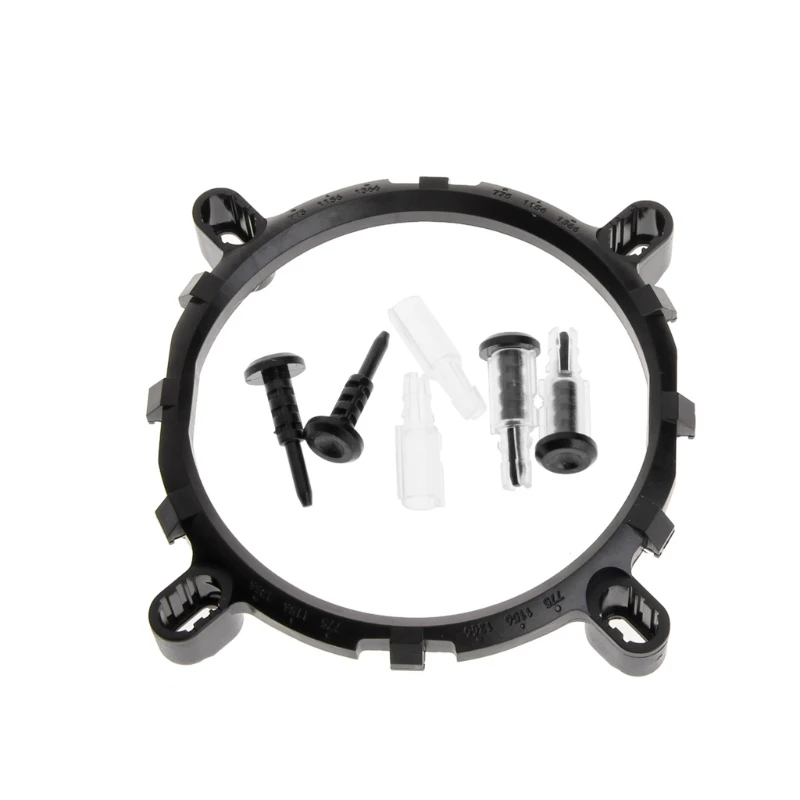 Suporte do ventilador do cooler da cpu, base suporte do dissipador calor para lga1150 1156 1155 775 1366 rack