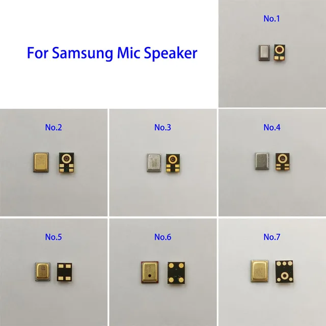 10 sztuk wewnętrznego głośnika mikrofonowego do Samsung S23 Plus Ultra FE S22 S21 S20 S10 5G S10E S9 S8 S7 Note 20 10 9 8 J1 Nadajnik mikrofonu