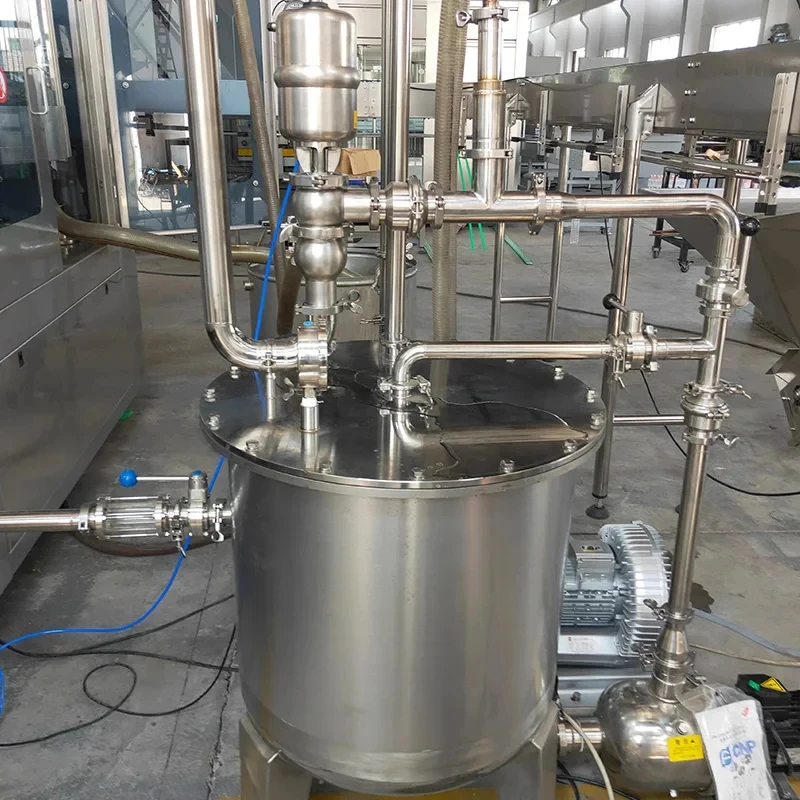 Full Automatic Beverage Line Suitle Carbonated Drinks Fruit Juic With Integrated Filling Capping And Leling