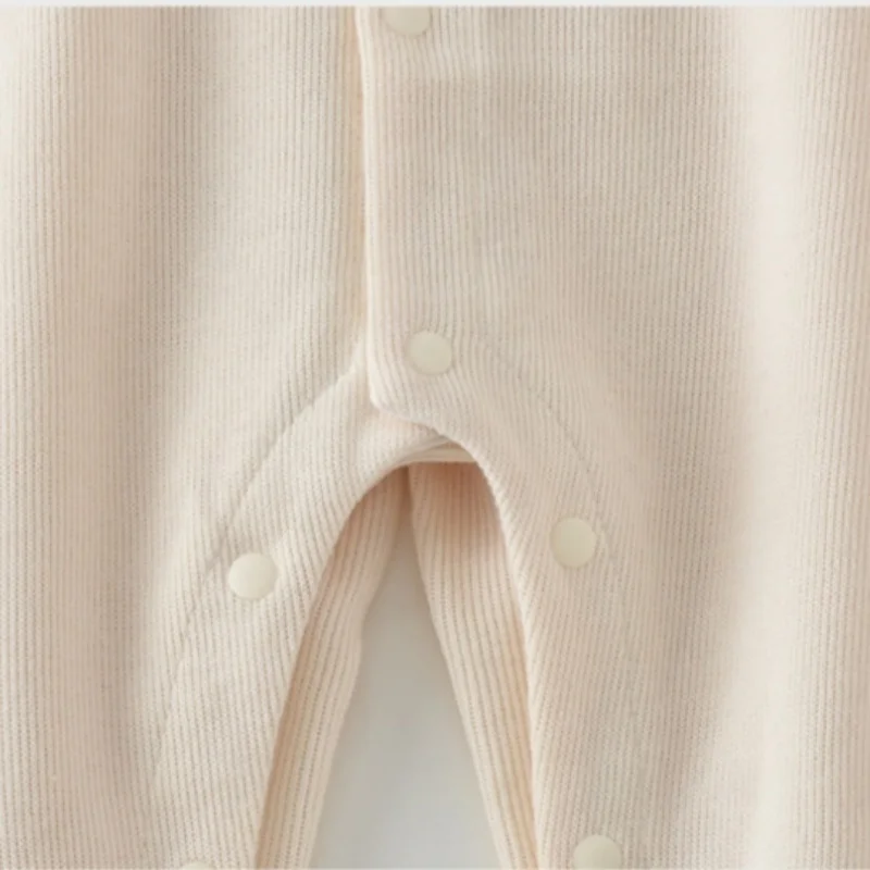 0-2J Herbst Baby-Body mit Blumenstickerei, Spitze, Peter-Pan-Kragen, Baby-Mädchen-Jumpsuit, weiche, knochenlose lange Hose, Kleinkindkleidung – Detail 5