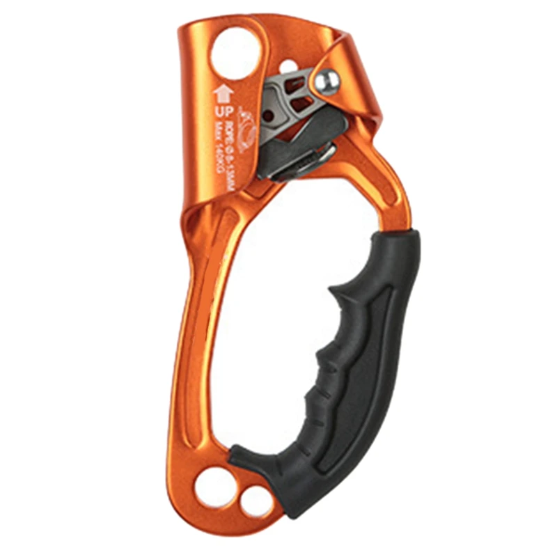 Hot Right Rock Climbing Hand Ascender Riser For Rope Hand Grasp Ascender Rescue Caving Mountaineering Tree