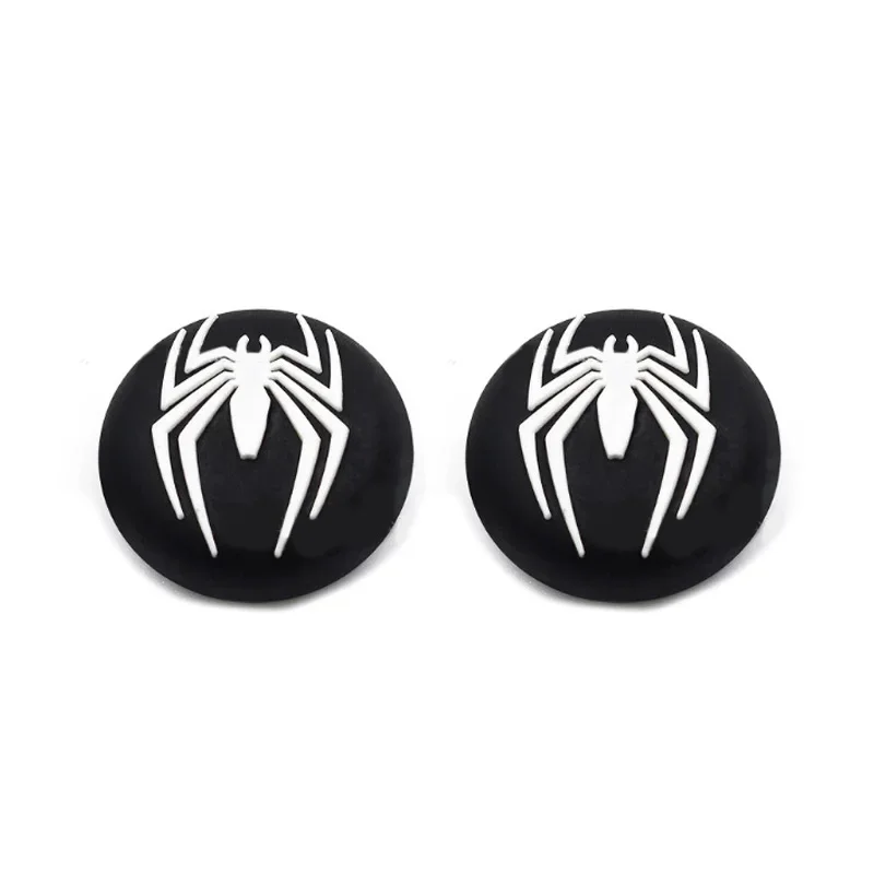 Marvel Spiderman Silicone Thumbstick Cap Capa, Game Controller Acessórios, Playstation, PS4, PS5, Xbox Series, Desenhos animados, 1,2 Pcs