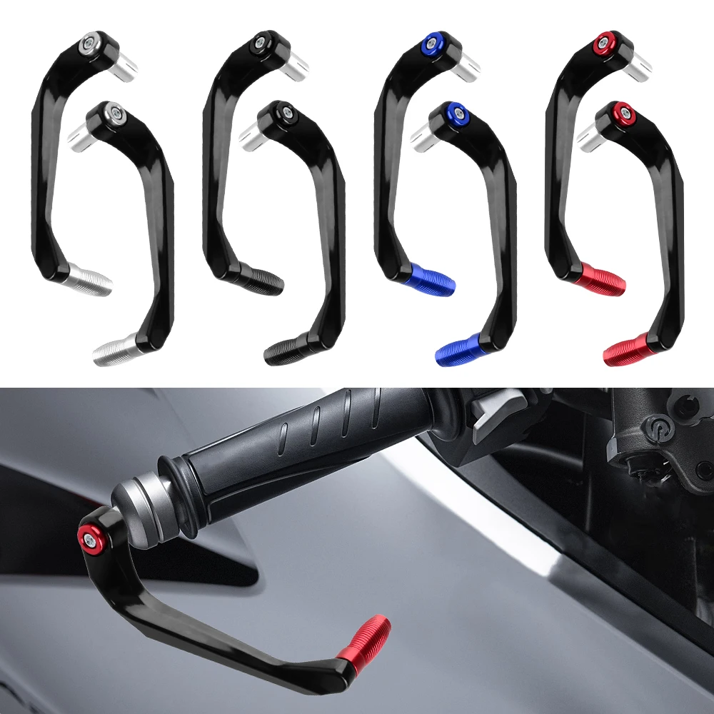 Brake Clutch Levers Guard Protector 2PCS Aluminum Alloy Protector Motorcycle Hand Guards Protectors Handguards Universal