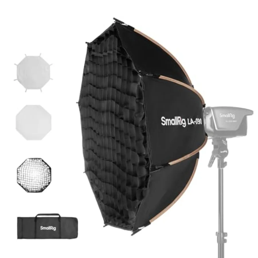 

【New model】35"/90cm Softbox LA-O90 Quick Release Octagon Soft Box for Bowens Mount COB Lights for for Neewer for Aputure for Go