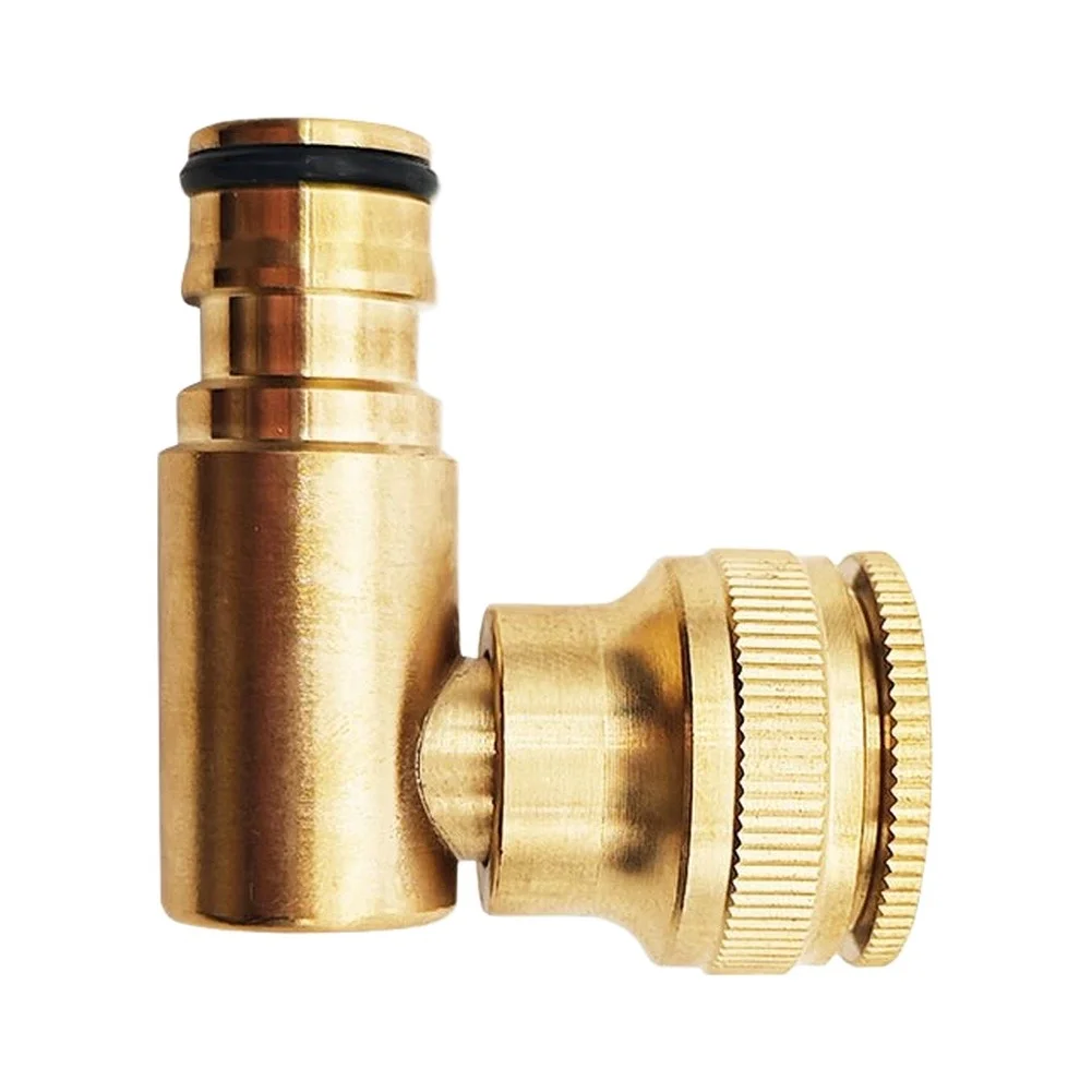 Copper Brass Tap Connector Garden Hose Fitting Solid Brass Construction Rust Resistant Material For 1 2 Inch Faucets