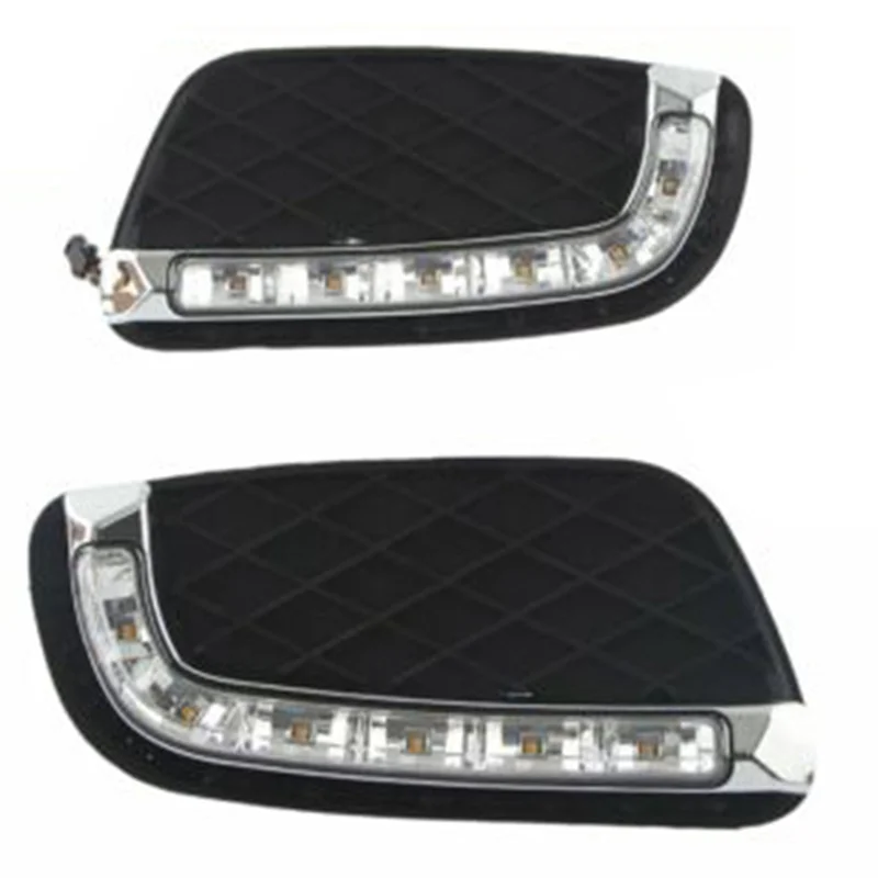 Dla-Mercedes-Benz Smart Fortwo 2008-2011 Lampa przeciwmgielna LED DRL do jazdy dziennej