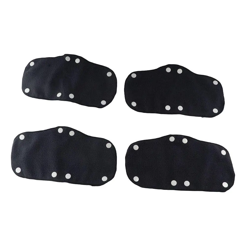 6 pièces Snap-On casque rigide bandeau Snap Anti-sale doux casque bandeau lavable respectueux de la peau casques coussinets de sueur été